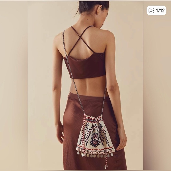 Emmie Embroidered Crossbody Free People - Picture 4 of 9